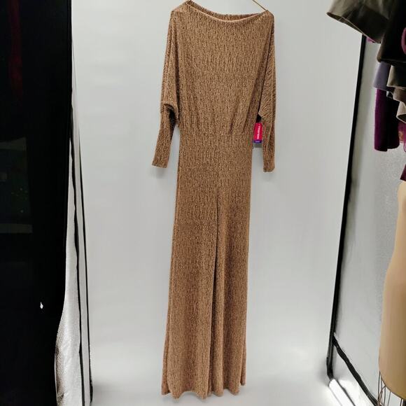 CAMEO USA Vintage Metallic Gold Size L Women's Jumpsuit Size Large - Picture 2 of 14